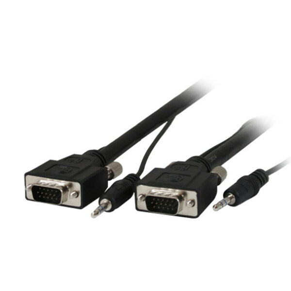 Comprehensive VGA15P-P-25HR/A Pro AV/ITSeries VGA w/Audio HD15 pin Plug to Plug Cable 25ft - Comprehensive