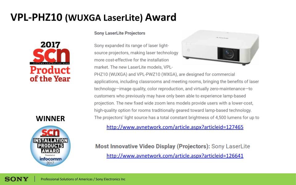 Review: Sony VPL-PHZ10 LaserLite Projector -