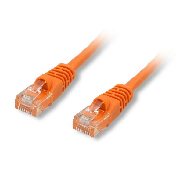 Comprehensive CAT5-350-100ORG Cat5e 350 Mhz Snagless Patch Cable 100ft Orange - Comprehensive