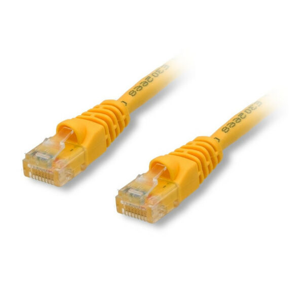 Comprehensive CAT5-350-100YLW Cat5e 350 Mhz Snagless Patch Cable 100ft Yellow - Comprehensive