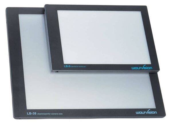 WolfVision LB-38 Slim Design Table/Ceiling Lightbox - WolfVision, Inc.