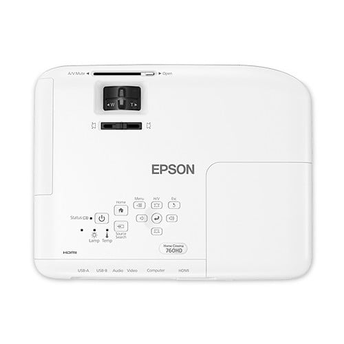 Epson PowerLite Home Cinema 760HD 3300lm 720p LCD Projector -