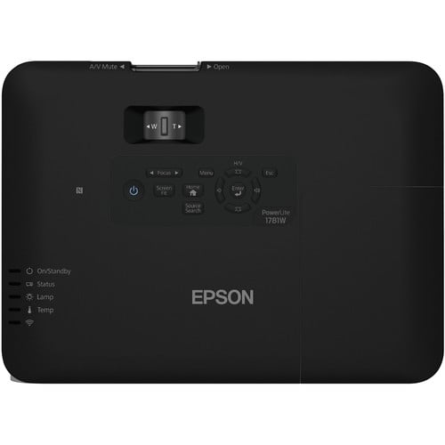 EPSON PowerLite 1781W 3200lm WXGA Wireless Portable Projector - Epson