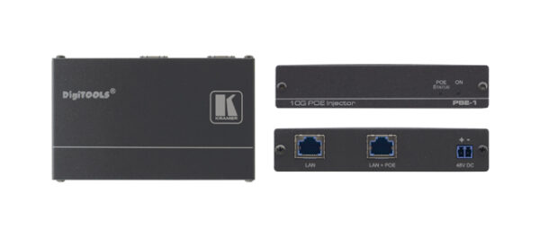 Kramer PSE-1 10Gb UHD Power Over Ethernet Injector for 1 HDBaseT Device - Kramer Electronics USA, Inc.