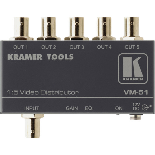 Kramer VM-51 1X5 Video Distribution Amp -