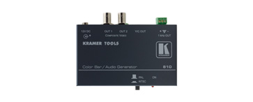 Kramer 810 Composite Video & s-Video Color Bar/Audio Tone Generator - Kramer Electronics USA, Inc.