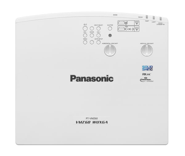 Panasonic PT-VMZ60BU 6000lm WUXGA LCD Laser Projector, Black -