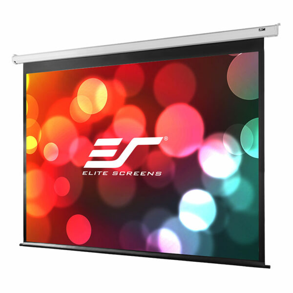 Elite VMAX100XWV2-E24 100in 4:3 VMAX2 Electric Screen, White Case, 24in Drop - Elite Screens Inc.