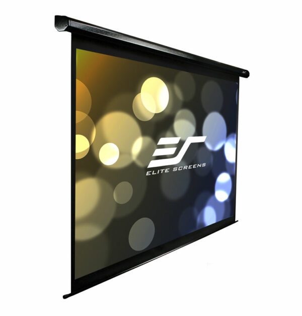Elite VMAX150UWH2-E24 150in 16:9 VMAX2 Electric Screen, Black Case, 24in Drop - Elite Screens Inc.