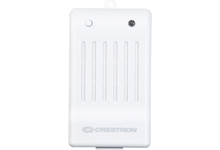 Dual-Channel Wireless Lamp Switch, Ground Pin Down, White Textured - Crestron Electronics, Inc.