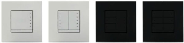 Crestron CLWI-1SW2EX-ANTH In-Wall 2-Channel Switch, 230VAC, Anthracite - Crestron Electronics, Inc.