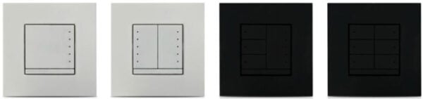 Crestron CLWI-SWEX-ANTH In-Wall Switch, 230VAC, Anthracite - Crestron Electronics, Inc.