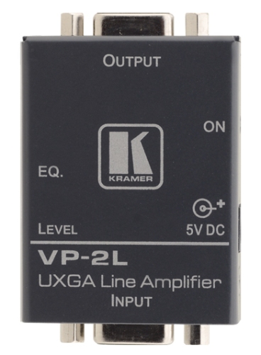 Kramer VP-2L 1:1 Computer Graphics Video Line Amplifier - Kramer Electronics USA, Inc.