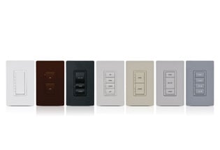Crestron CLW-DIMEX-P-B-S Cameo Wireless In-Wall Dimmer, 120V, Black Smooth - Crestron Electronics, Inc.