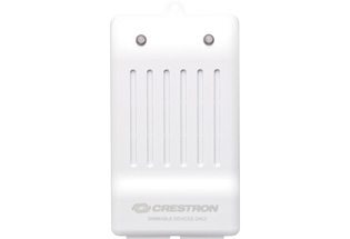 Dual-Channel Wireless Lamp Dimmer, Ground Pin Down, White Textured - Crestron Electronics, Inc.