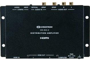 Crestron 1-to-2 HDMI Distribution Amplifier & Audio Converter - Crestron Electronics, Inc.