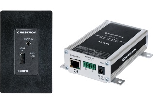 Crestron HDMI over HDBaseT Extender w/Analog Audio, Black - Crestron Electronics, Inc.
