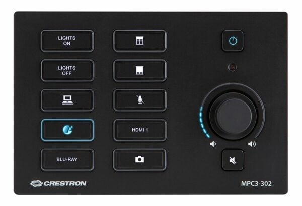 Crestron MPC3-302-B 3-Series Media Presentation Controller 302, Black - Crestron Electronics, Inc.