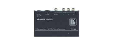 Kramer TP-42 Component Video & S/PDIF Audio over Twisted Pair Receiver - Kramer Electronics USA, Inc.