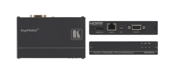 Kramer TP-574 HDMI, Bidirectional RS-232 & IR over Twisted Pair Receiver - Kramer Electronics USA, Inc.