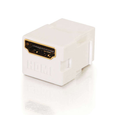 C2G 3345 Snap-In HDMI F/F Keystone Insert Module - White - C2G
