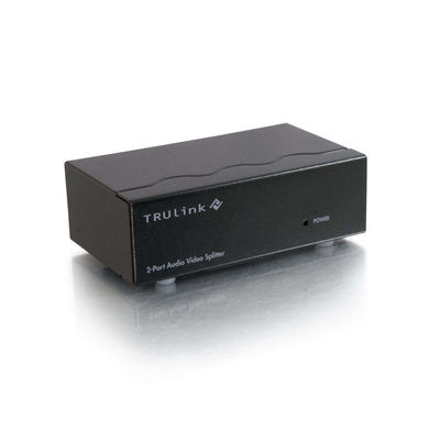 C2G 39967 2-Port UXGA Monitor Splitter/Extender, 3.5mm Audio (Female Input) - C2G