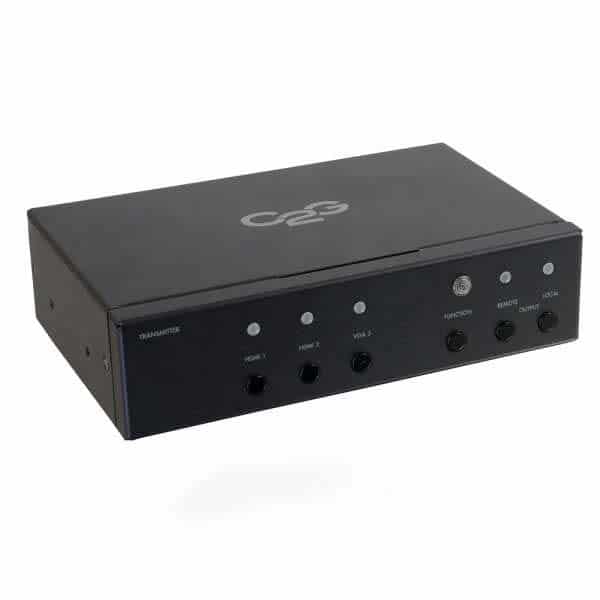 C2G HDMI & VGA + Stereo HDBaseT Transmitter to Scaler/De-Embedder Kit - C2G