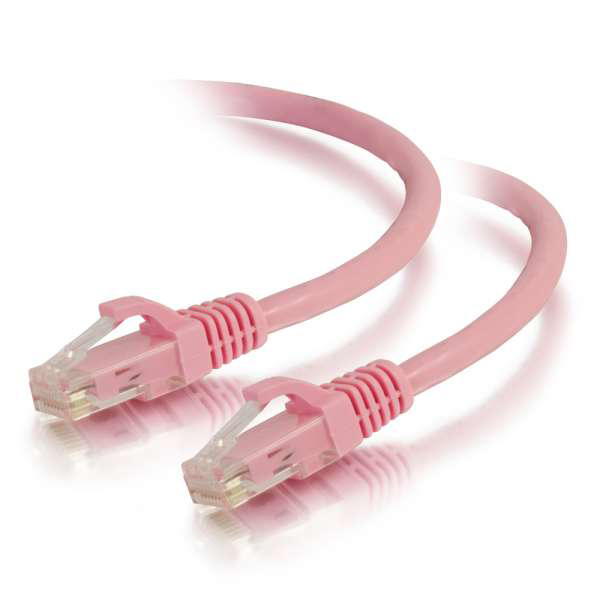 C2G 00511 100ft Cat5e Snagless Unshielded Ethernet Network Cable - Pink - C2G