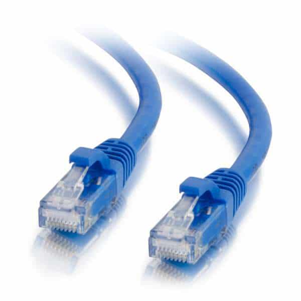 C2G 00705 35ft Cat6a Snagless Unshielded Ethernet Network Cable - Blue -