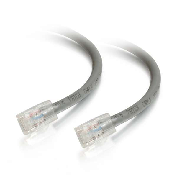 C2G 04064 1ft Cat6 Non-Booted Unshielded Ethernet Network Cable - Gray - C2G