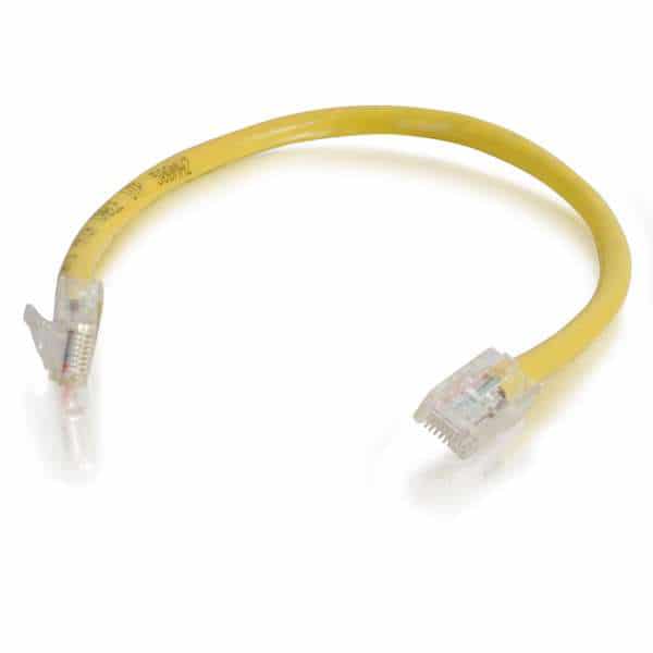 C2G 10ft Cat6 Non-Booted Unshielded Ethernet Network Cable - Yellow - C2G