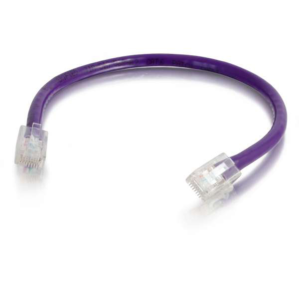 C2G 14ft Cat6 Non-Booted Unshielded Ethernet Network Cable - Purple - C2G