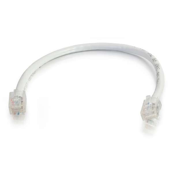 C2G 04234 3ft Cat6 Non-Booted Unshielded Ethernet Network Cable - White - C2G