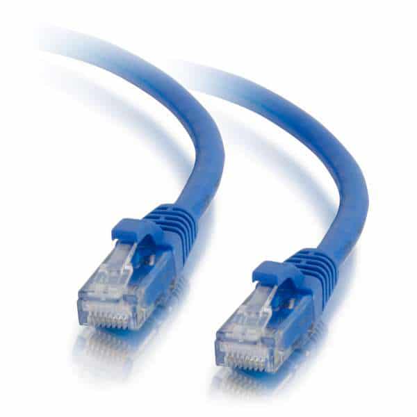 C2G 00400 35ft Cat5e Snagless Unshielded Ethernet Network Cable - Blue - C2G