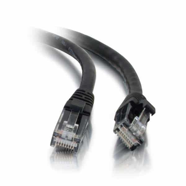 C2G 00407 20ft Cat5e Snagless Unshielded Ethernet Network Cable - Black - C2G