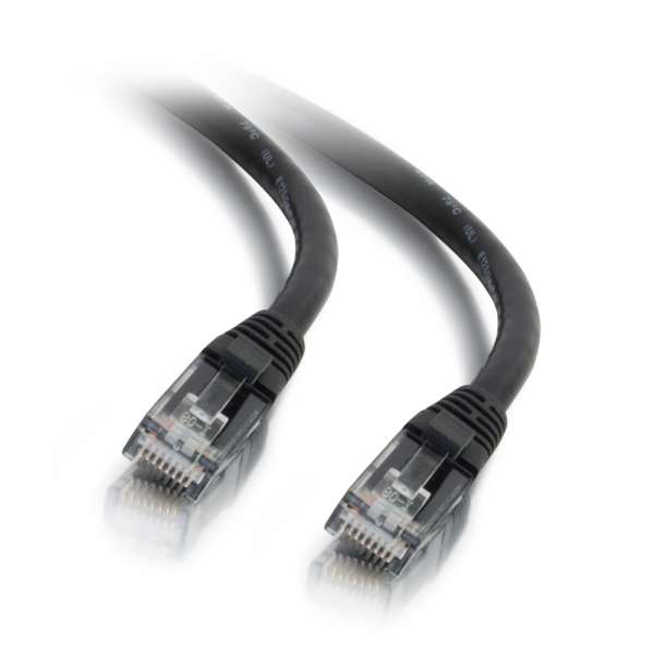 C2G 03984 8ft Cat6 Snagless Unshielded Ethernet Network Cable - Black - C2G