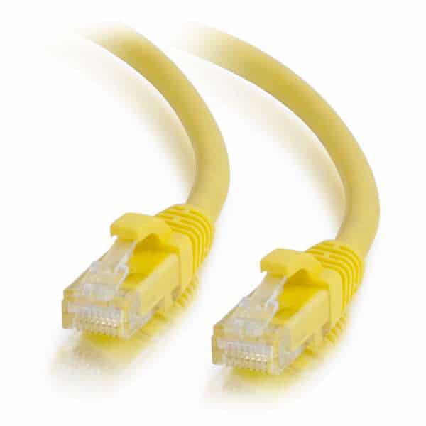 C2G 04008 4ft Cat6 Snagless Unshielded Ethernet Network Cable - Yellow - C2G