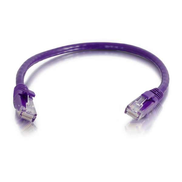 C2G 04027 6ft Cat6 Snagless Unshielded Ethernet Network Cable - Purple - C2G