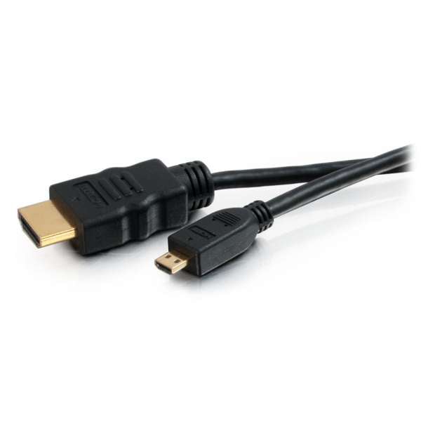 C2G 50613 1.5ft High Speed HDMI® to HDMI Micro Cable with Ethernet - C2G