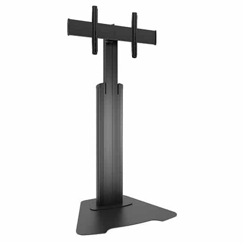 Chief LFAUB Large FUSION Manual Height Adjustable Floor Stand-Black - Chief