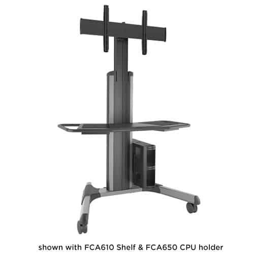Chief LPAUS Large FUSION Manual Height Adjustable Mobile Cart - Chief