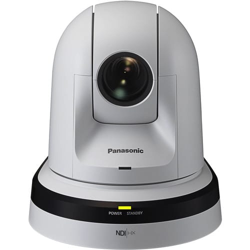 Panasonic AW-HN38HWPJ 22x Zoom PTZ Camera with HDMI Output and NDI (White) - Panasonic