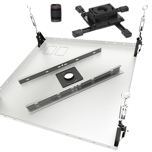 Chief Suspended Tile Replacement Kit w/ Universal Projector Mount -