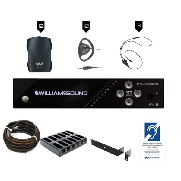 Williams AV Fm 557-12 Pro D Fm Plus Assistive Listening Systems - Williams AV