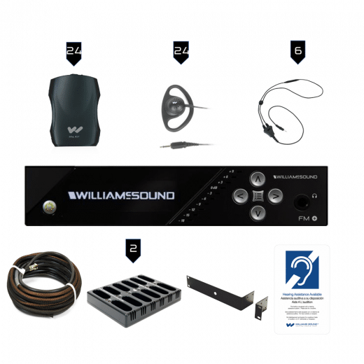 Williams AV Fm 557-24 Pro D Fm Plus Assistive Listening Systems - Williams AV