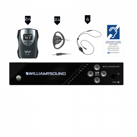 Williams AV Fm 558-24 Fm Plus Assistive Listening Systems - Williams AV