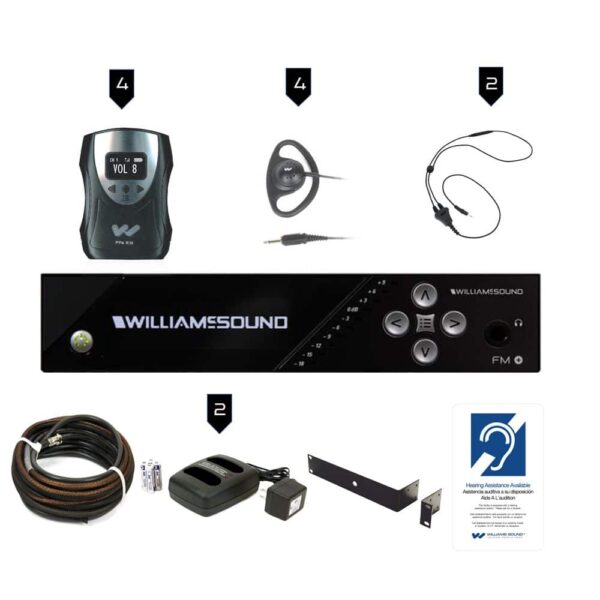 Williams AV Fm 558 Pro Fm Plus Assistive Listening Systems - Williams AV