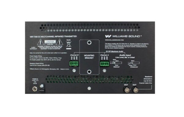 Williams AV Wir Tx90 Dc Large Area Multi-Channel Infrared Transmitter - Williams AV