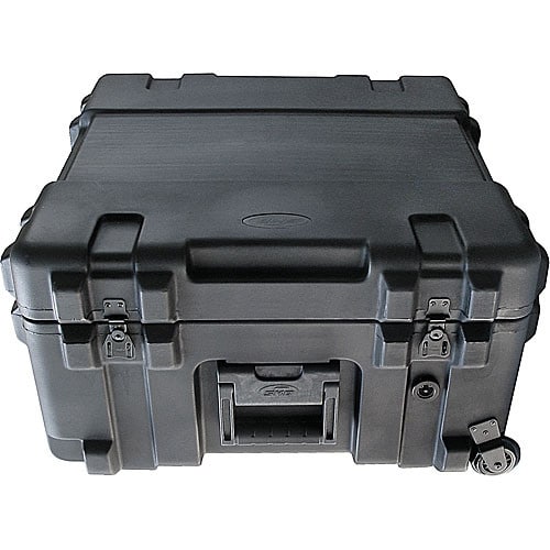 SKB 3R2222-12B-CW Roto-molded Mil-Standard Utility Case with Wheels and Cube foam Interior - SKB