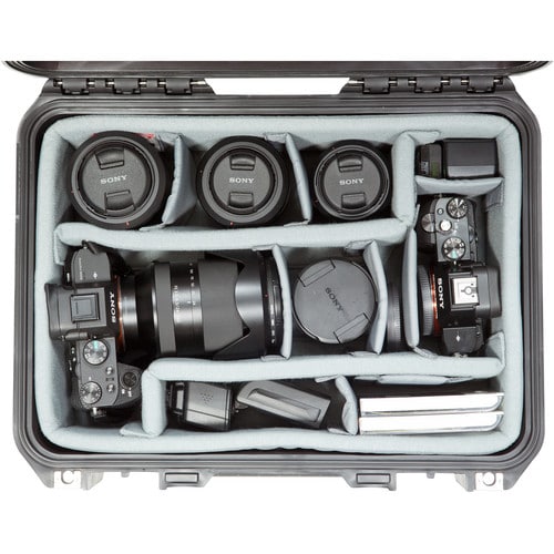 SKB iSeries 1510-6 Case with Think Tank Photo Dividers & Lid Foam (Black) - SKB